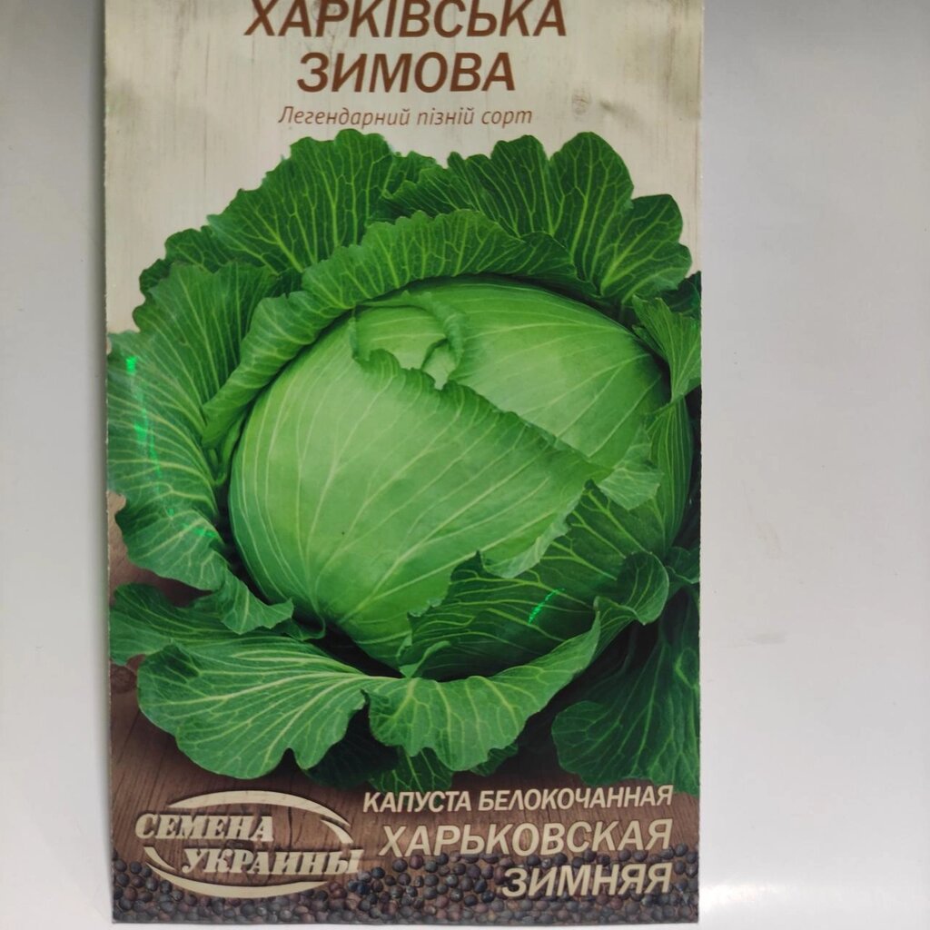 Насіння  капуста Харківська зимова 1 г від компанії Сад та Город - фото 1