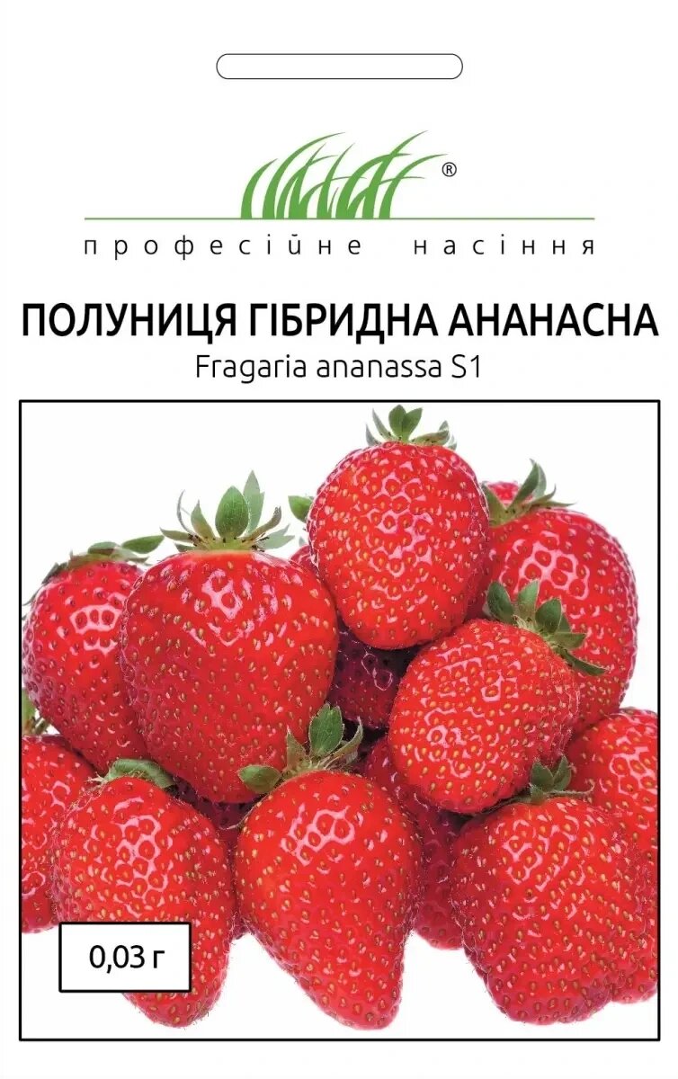 Насіння полуниця Ананасна 0,03г від компанії Сад та Город - фото 1