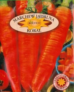 Насіння морква Корал 20 г Польща в Вінницькій області от компании Сад та Город