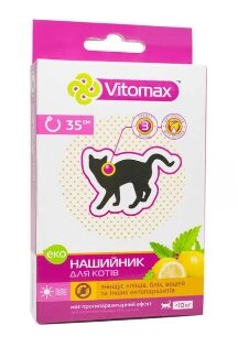 Vitomax нашийник для котів 35 см від компанії Сад та Город - фото 1