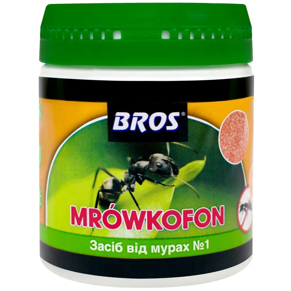 Засіб від мурах Мровкофон 100г Брос, порошок 100г BROS від компанії Сад та Город - фото 1