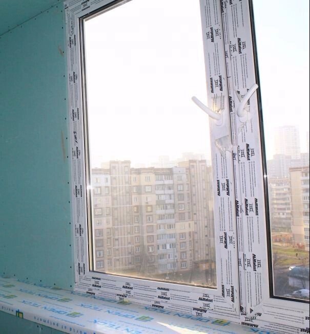 Обшивка балкона гіпсокартоном від компанії «Okna-Shop» інтернет магазин - фото 1