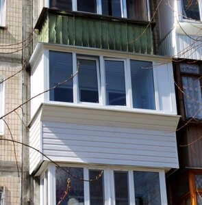 Ремонт балкона під ключ 3 метри в Києві от компании «Okna-Shop» интернет магазин