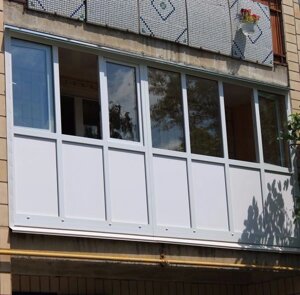 Пластиковий балкон вартість в Києві от компании «Okna-Shop» интернет магазин