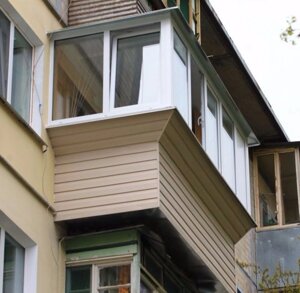 Ремонт балкона в панельному будинку в Києві от компании «Okna-Shop» интернет магазин