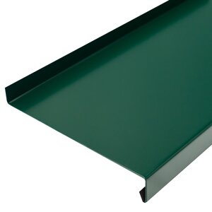Відлив для вікон зелений, сталь 0,45 мм в Києві от компании «Okna-Shop» интернет магазин