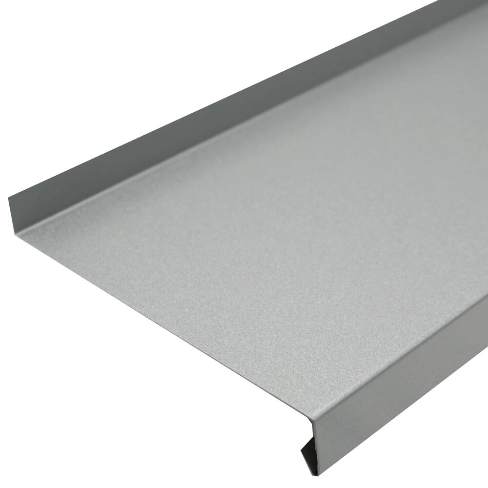 Відлив для вікон срібний, сталь 0,45 мм від компанії «Okna-Shop» інтернет магазин - фото 1