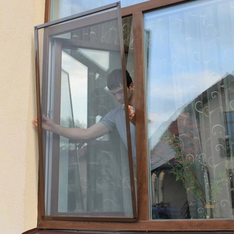 Заміри, доставка та встановлення москітних сіток на вікна та двері від компанії «Okna-Shop» інтернет магазин - фото 1