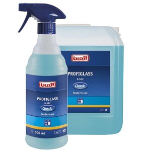 G522 PROFIGLASS готове до вживання засіб з ефектом anty-soiling для миття скла 0.6 л Buzil