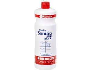 MERIDA SUPER SANITIN GEL PLUS ЗАСІБ ДЛЯ Ретельна ОЧИСТКИ САНТЕХНИКИ ПЛЯШКА 1 Л