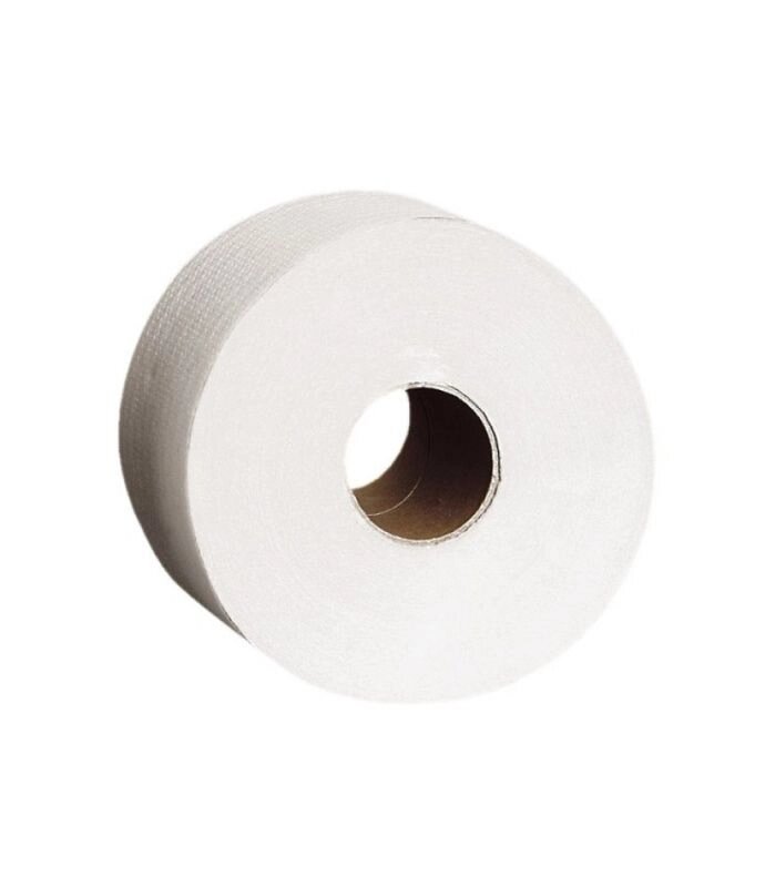Туалетний папір джамбо 245м 2 шари целюлоза міцна м&#039;яка діаметр 23см Merida Top Польща упк 6 рул арт. PTB101 - фото