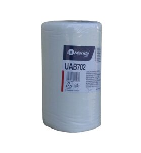 Протиральний матеріал рулон 45м перфорація 150 аркушів розмір 30х30см віскоза поліестер висока щільність Merida