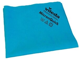 Серветка МікронКвік мікроволокно Vileda Professional синя 40х38см