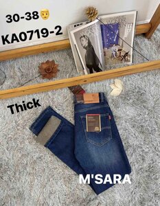 Джинси на флісі чоловічі M’Sara, KA 0719-2 розмір 30-38