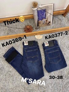 Джинси на флісі чоловічі M’Sara, KA 0377-2 розмір 30-38