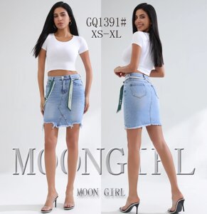 Джинсова спідниця Moon Girl, GQ1391 розмір XS-XL