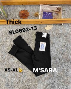 Джинси на флісі жіночі M’Sara, SL 0692-13 розмір XS-XL