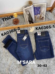 Джинси на флісі чоловічі M’Sara, KA 0368-2 розмір 30-42