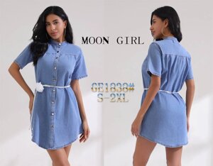 Джинсові плаття жіночі Moon Girl, GE1838 розмір S-2XL