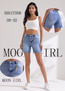 Джинсові бриджі жіночі Moon Girl, RDE1758 розмір 30-42