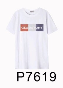 Чоловіча футболка Glo-story MPO-P7619, біла
