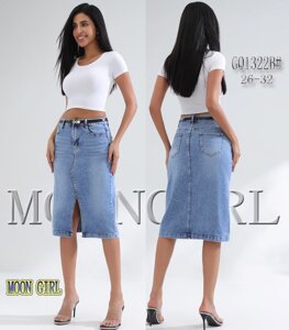 Джинсова спідниця Moon Girl, GQ1322B розмір 26-32