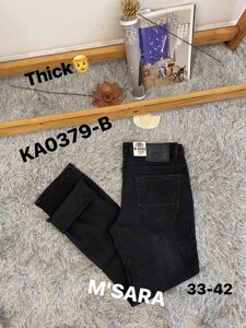 Джинси на флісі чоловічі M’Sara, KA 0379 B розмір 33-42