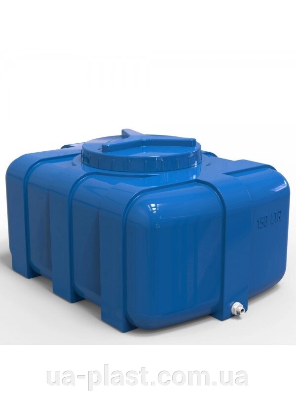 Бочка пластикова овальної форми на 150 л для води, ЕК-150/Овал від компанії ЮА-ПЛАСТ - фото 1