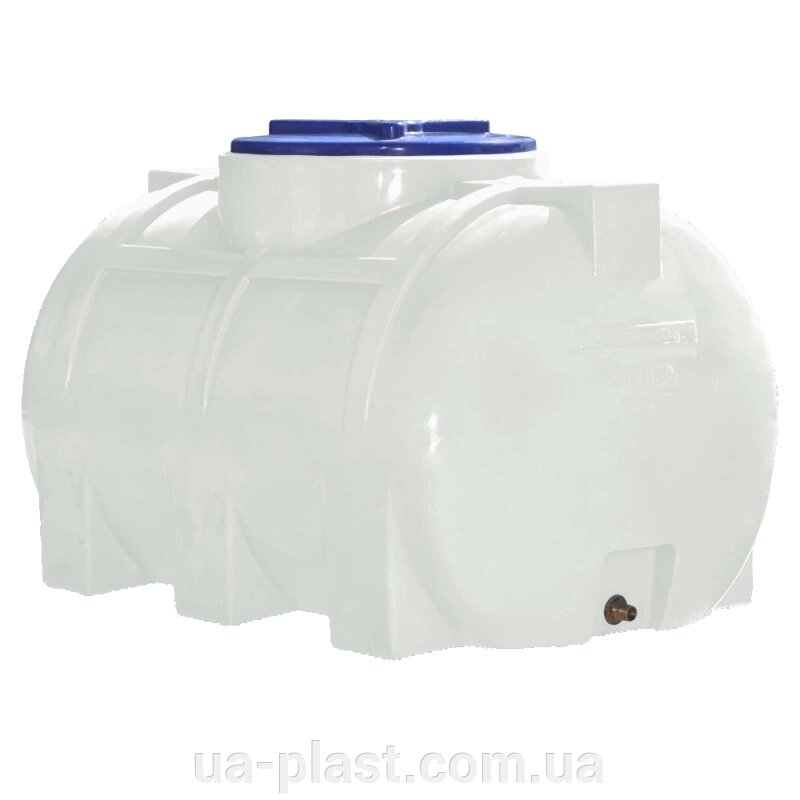 Ємність пластикова горизонтальна для води 250 л, RGO 250 від компанії ЮА-ПЛАСТ - фото 1