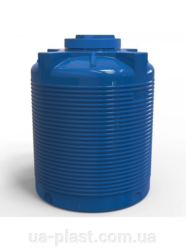 Ємність пластикова на 750 л вертикальна двошарова для води Зебра, EV750 від компанії ЮА-ПЛАСТ - фото 1
