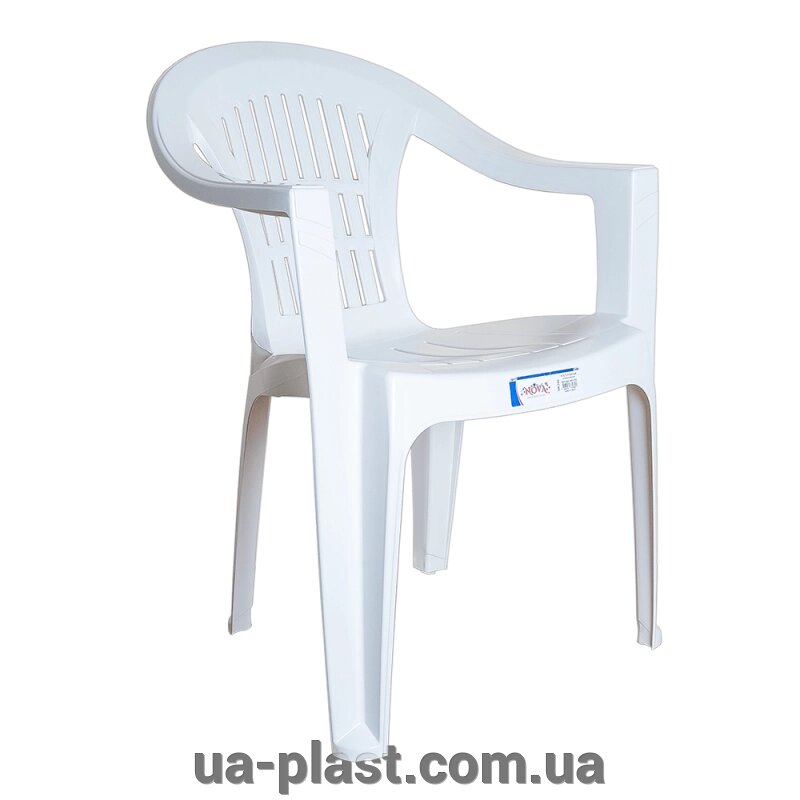 Крісло IRAK PLASTIK BAHAR Eко біле від компанії ЮА-ПЛАСТ - фото 1