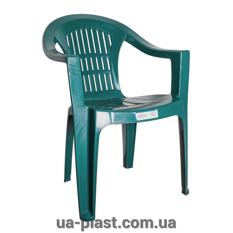 Крісло IRAK PLASTIK BAHAR Eко зелене від компанії ЮА-ПЛАСТ - фото 1