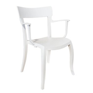 Крісло PAPATYA HERA-K біле сидіння, верх білий