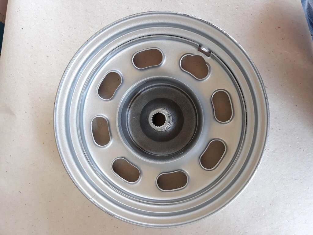 Диск колеса задній 2.15х10 барабан метал для GY6 150cc від компанії Benzomoto - фото 1