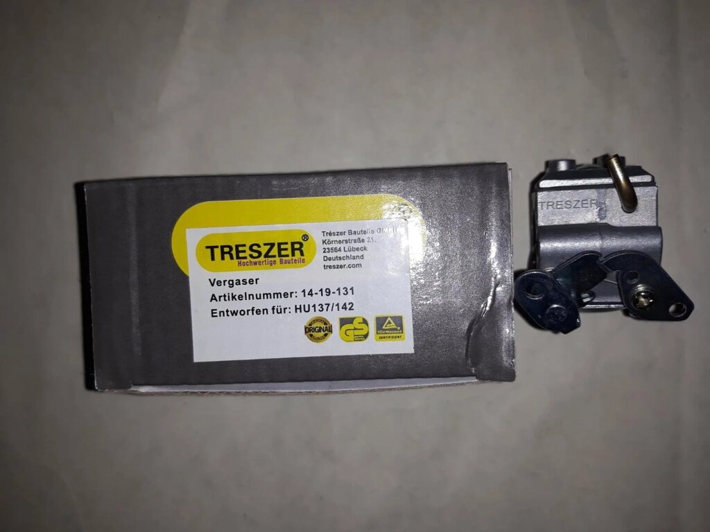 Карбюратор для бензопили Хускварна 136,141 "Treszer" Німеччина від компанії Benzomoto - фото 1