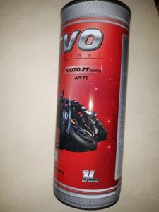 Олія напівсентитична 2 х тактна EVO MOTO RACING 2T (RED) 1L для скутера Honda Dio 30-31