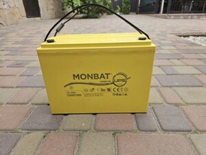 Гелевий акумулятор MONBAT 100Ah 12UVG1000 TOP VRLA AGM GEL CARBON силова (ДБЖ, ДБЖ, UPS, Solar) Арт.: 12UVG1000