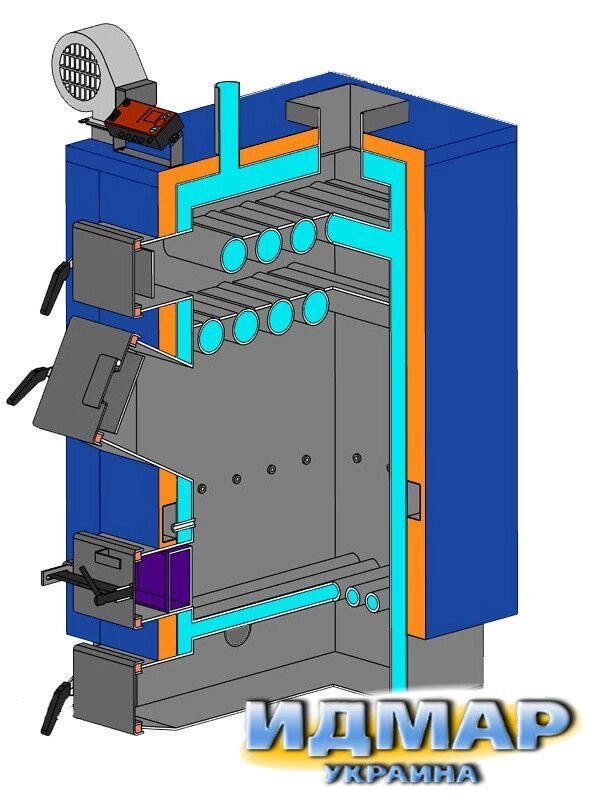 Твердопаливні котли тривалого горіння Ідмар ЖК-1 (Idmar GK-1) від 10 до 100 кВт - наявність