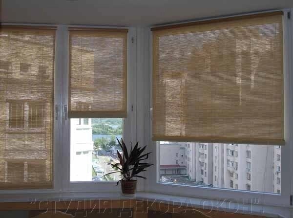 Натуральні джутові рулонні штори (ролети), для Ваших вікон. від компанії "СТУДІЯ ДЕКОРУ ВІКОН". - фото 1