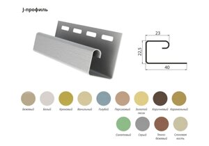J - профіль Коричневий - 3 м. п, "GRAND LINE"