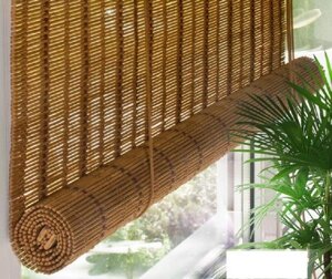 Бамбукові ролети (рулонні штори).