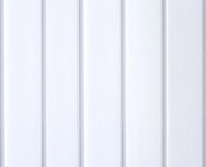 Вагонка пластикова (панель пластикова, ПВХ) шовна - 10 см, біла внутрішня, зовнішня.