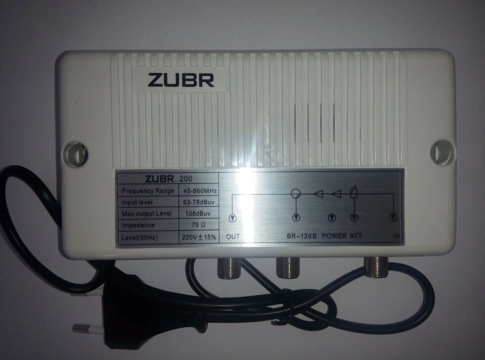 Абонентський кабельний підсилювач Bi-Zone Bi-200 від компанії tvsputnik - фото 1