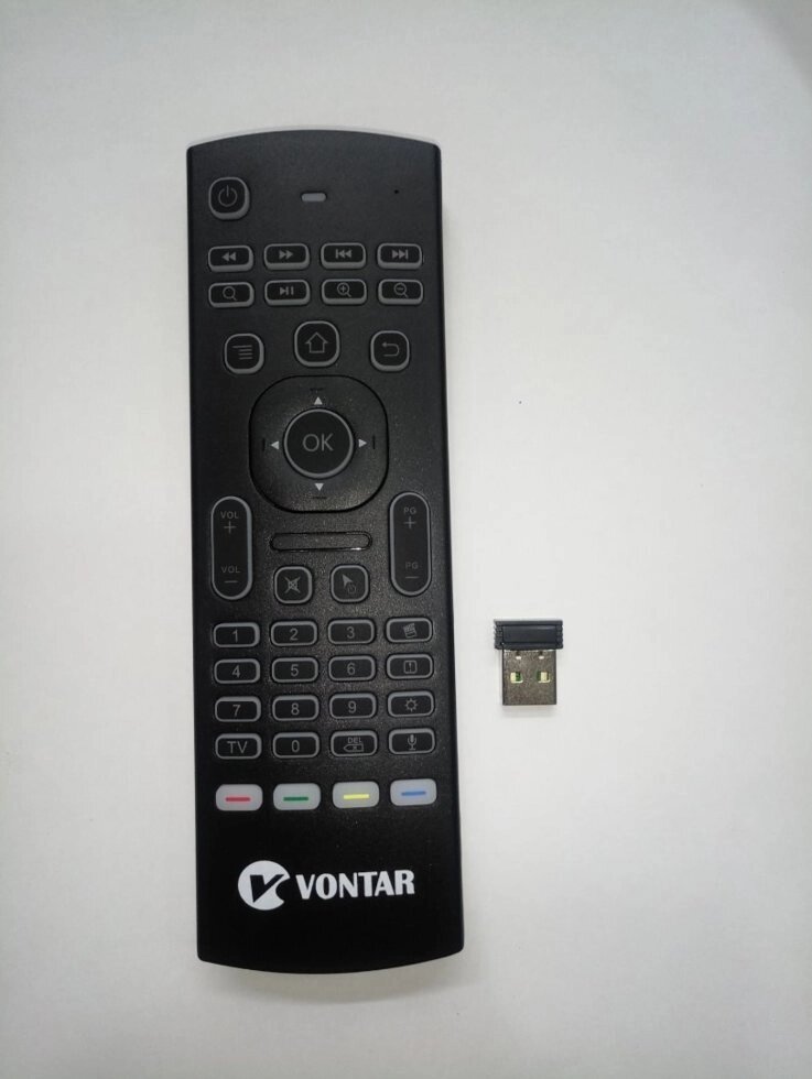 Air mouse Vontar MX3 Pro (з голосовим управлінням і російською клавіатурою) від компанії tvsputnik - фото 1