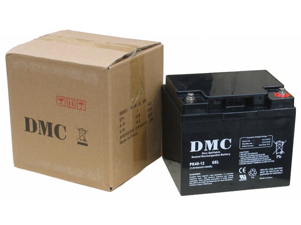 Акумулятор DMC PK12-40 GEL (40Ah/12V) від компанії tvsputnik - фото 1