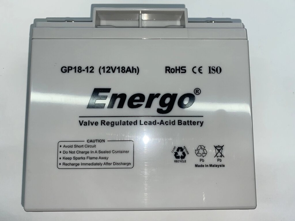 Акумулятор Energo GP18-12 (12В 18Ач) від компанії tvsputnik - фото 1