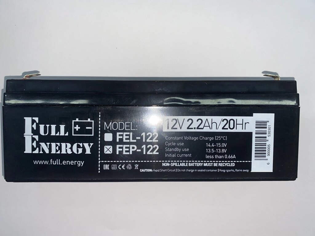 Акумулятор Full Energy Fep-122 (12В 2,2Ач) дата випуску 2022 року від компанії tvsputnik - фото 1