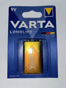 Батарейка Varta LONGLIFE 6LR61 (Крона" батарея 9v)