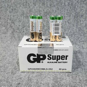 Батарейки GP super alkaline LR03 AAA (1шт.)