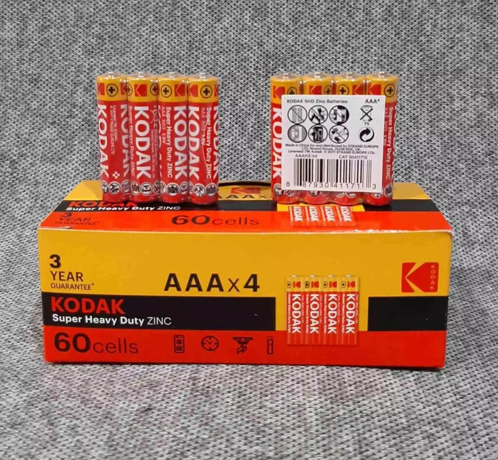 Батарейки Kodak AAA (сольові) ціна за 1шт. від компанії tvsputnik - фото 1